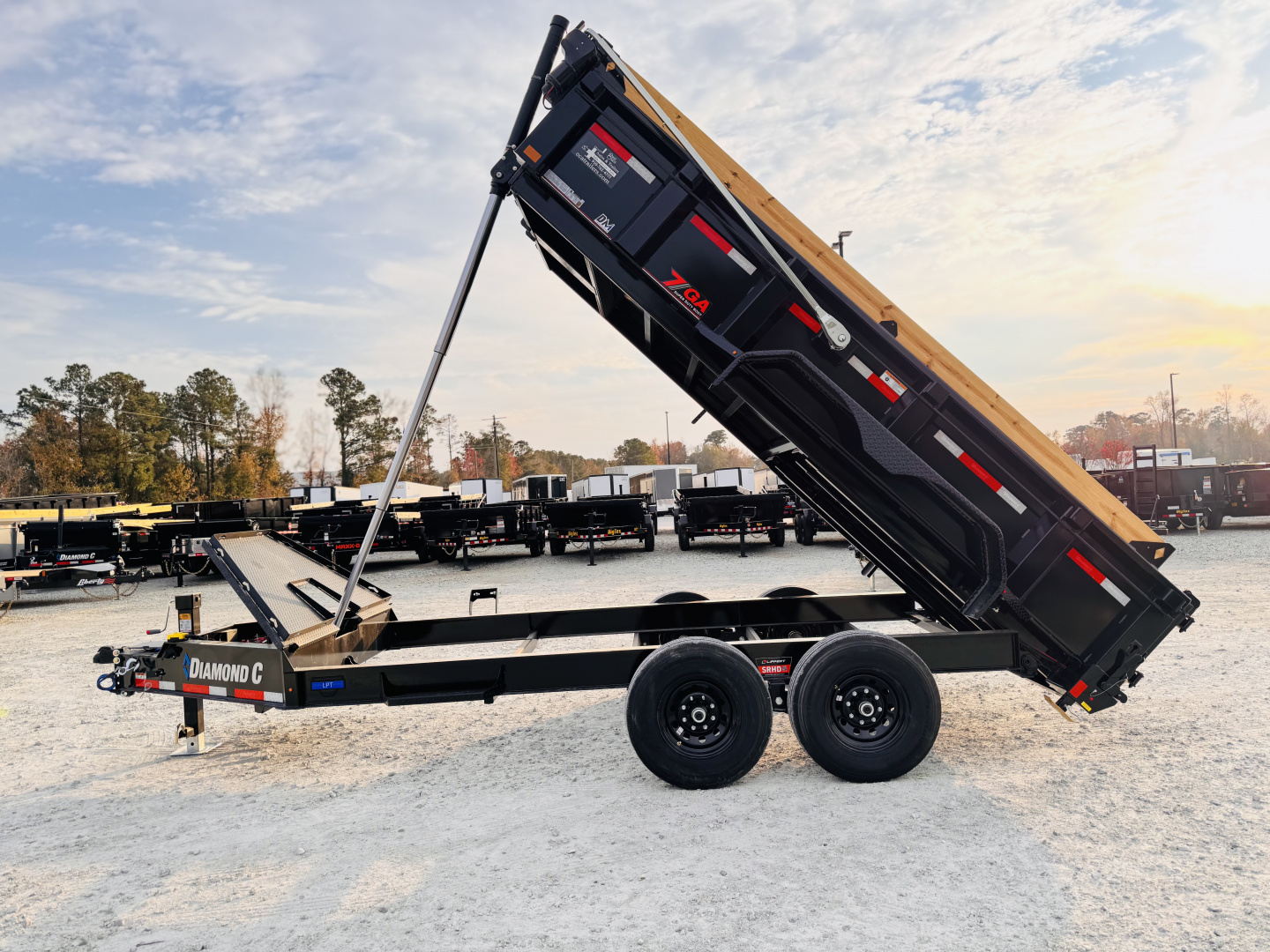New 2026 Diamond C Trailers LPT207-14 24 Dump Trailer