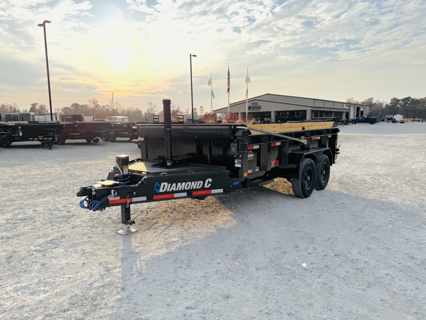 New 2026 Diamond C Trailers LPT207-14 24 Dump Trailer