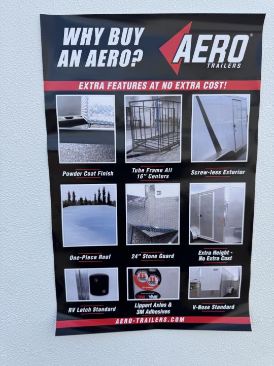 New 2026 AERO 8.5X20TA52 Cargo / Enclosed Trailer
