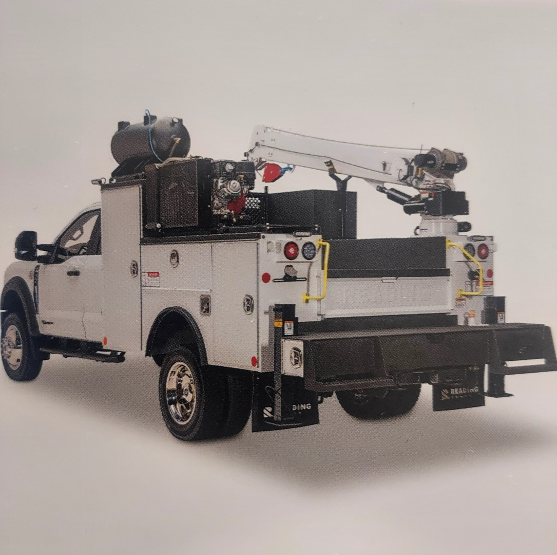 New 2026 Reading RM25 108 DW CRANE Service Bodies