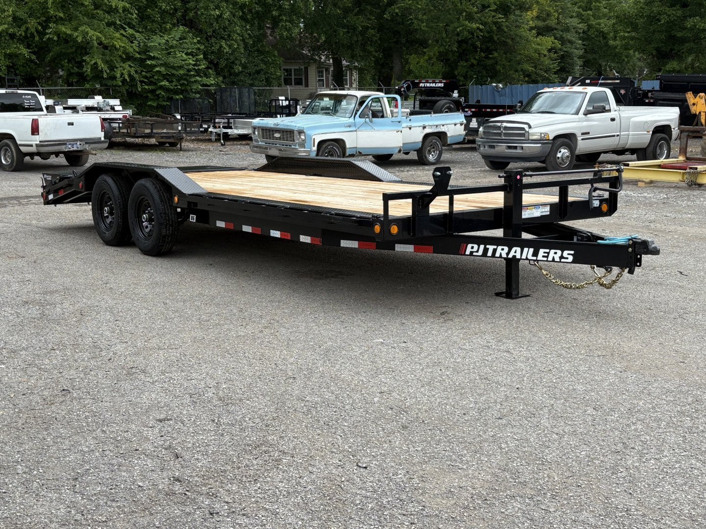 New 2026 PJ TRAILERS 102" x 22' - 6 in. Channel Super-Wide (B6) 14K GVWR Equipment Trailer