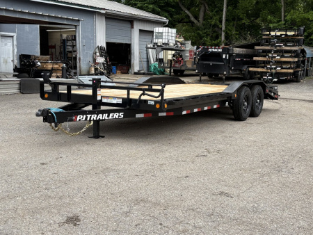 New 2026 PJ TRAILERS 102" x 22' - 6 in. Channel Super-Wide (B6) 14K GVWR Equipment Trailer