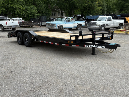 New 2026 PJ TRAILERS 102  x 22' - 6 in. Channel Super-Wide (B6) 14K GVWR Equipment Trailer