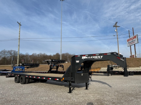 New HillCrest Gooseneck 25+5 25.9 W/ Max Ramps & Ratchet Rail