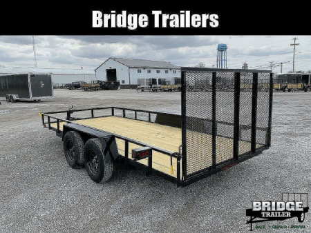 New 2026 AMO AL16TBXW (82" X 16') 7K Landscape Utility Trailer