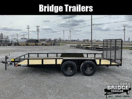 New 2026 AMO AL16TBXW (82" X 16') 7K Landscape Utility Trailer