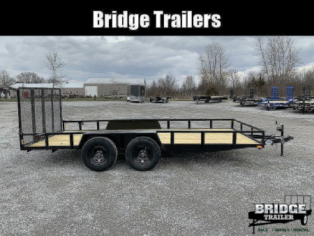 New 2026 AMO AL16TBXW (82" X 16') 7K Landscape Utility Trailer