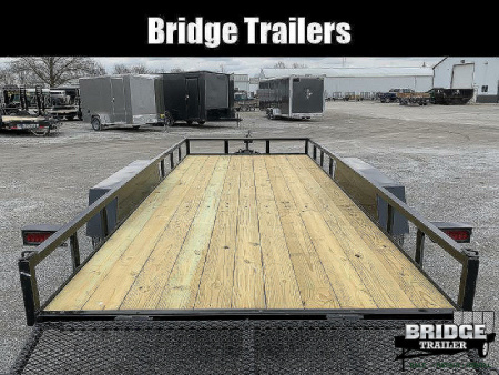 New 2026 AMO AL16TBXW (82" X 16') 7K Landscape Utility Trailer