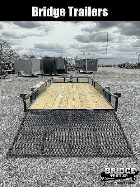 New 2026 AMO AL16TBXW (82" X 16') 7K Landscape Utility Trailer