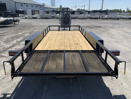 New 2026 AMO AL16TBXW (82" X 16') 7K Landscape Utility Trailer