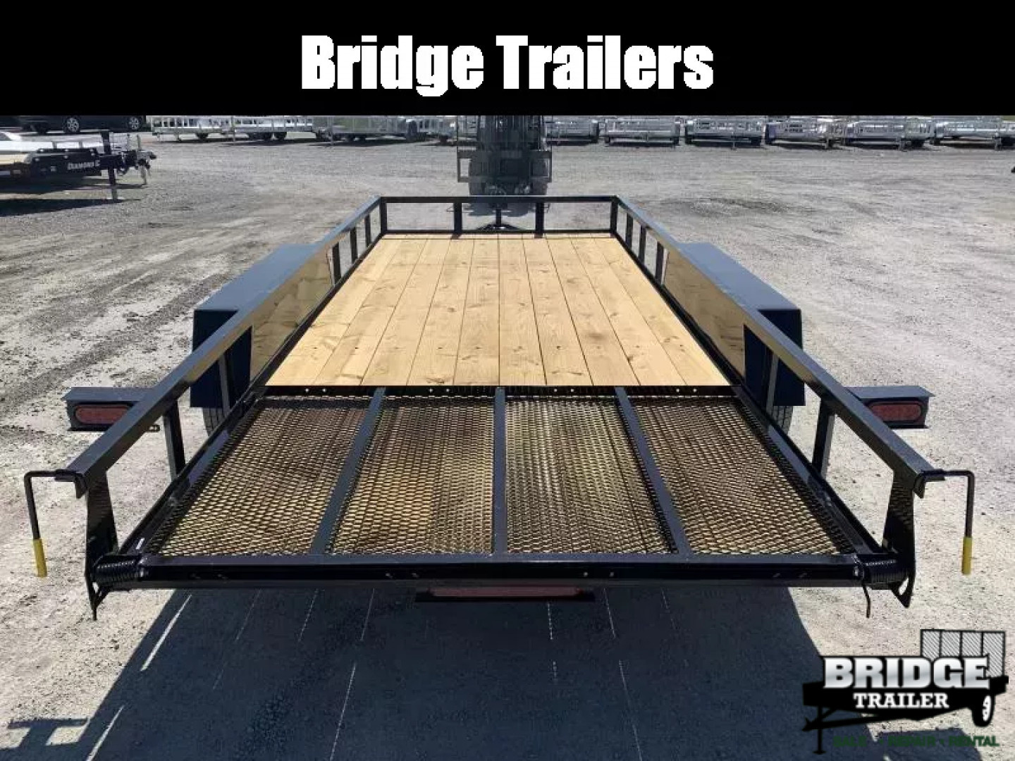 New 2026 AMO AL16TB (76" X 16') 7K Landscape Utility Trailer