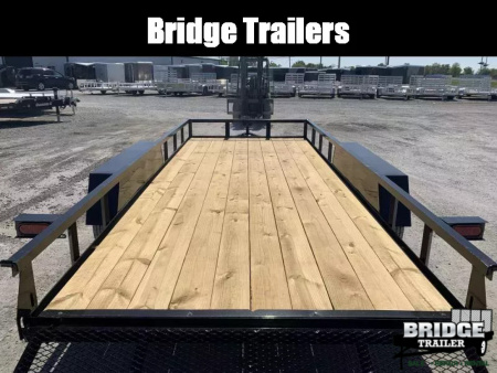 New 2026 AMO AL16TB (76" X 16') 7K Landscape Utility Trailer