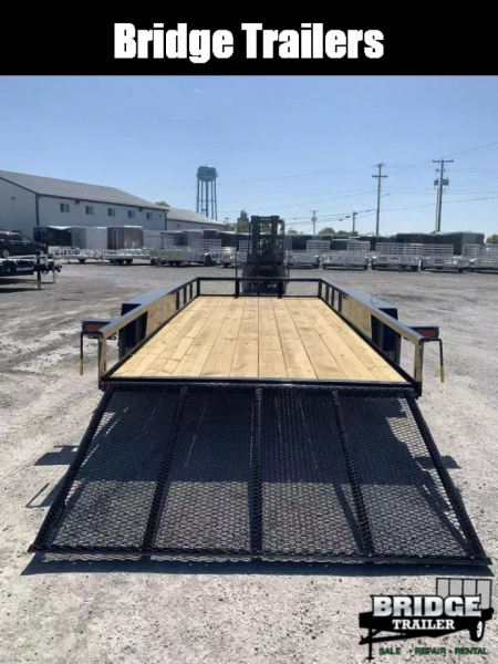 New 2026 AMO AL16TB (76" X 16') 7K Landscape Utility Trailer