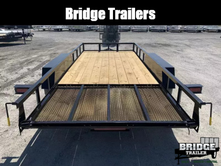 New 2026 AMO AL16TB (76" X 16') 7K Landscape Utility Trailer