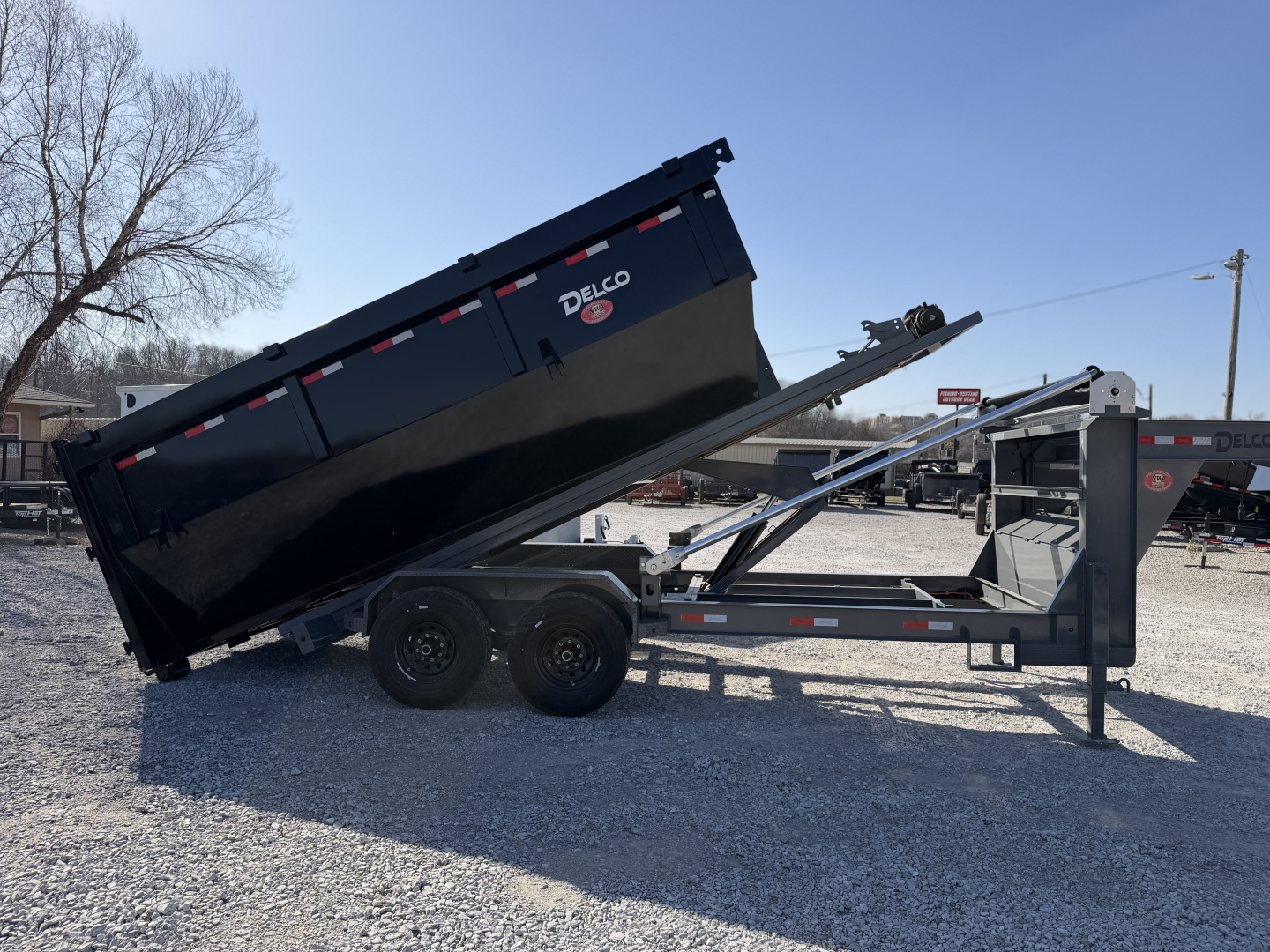 New 2026 Delco Trailers Delco R3 Roll Off Dumpster Dump Trailer