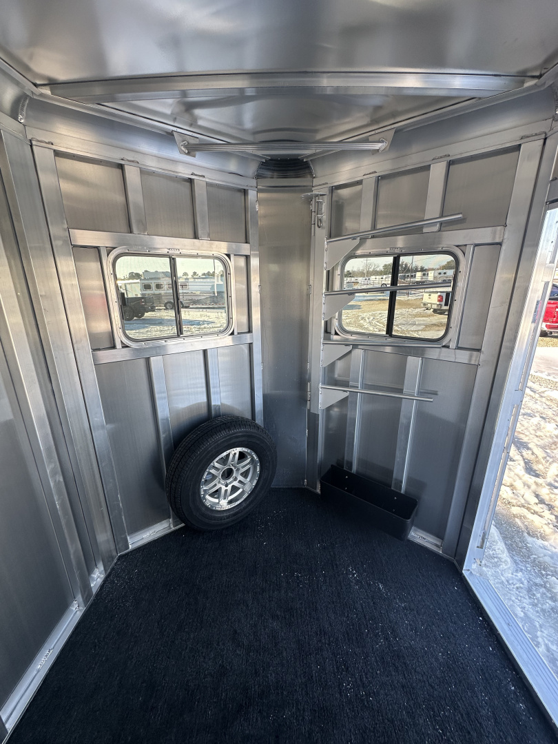 New 2026 Featherlite 2 Horse Bumper Pull Straight Load Horse Trailer