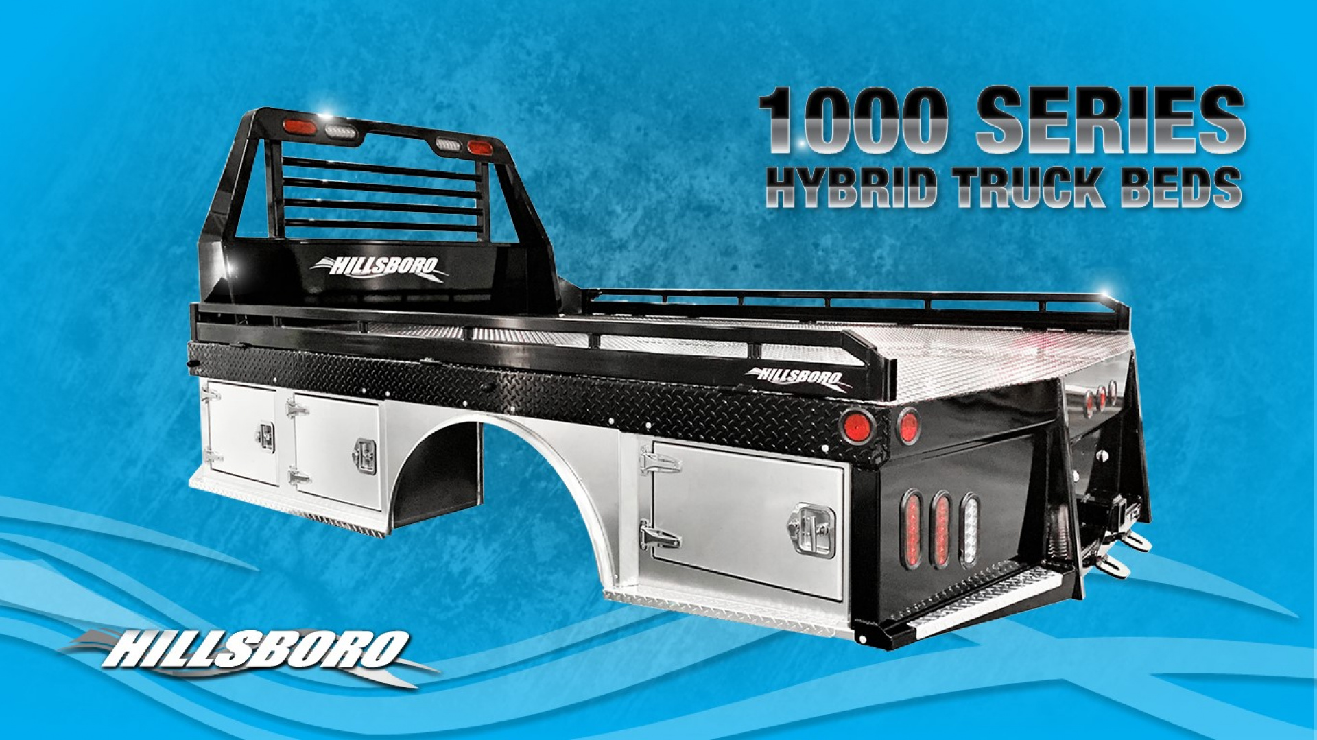 New 2026 Hillsboro 1000 Hybrid 8ft DW ford/gm Truck Bed