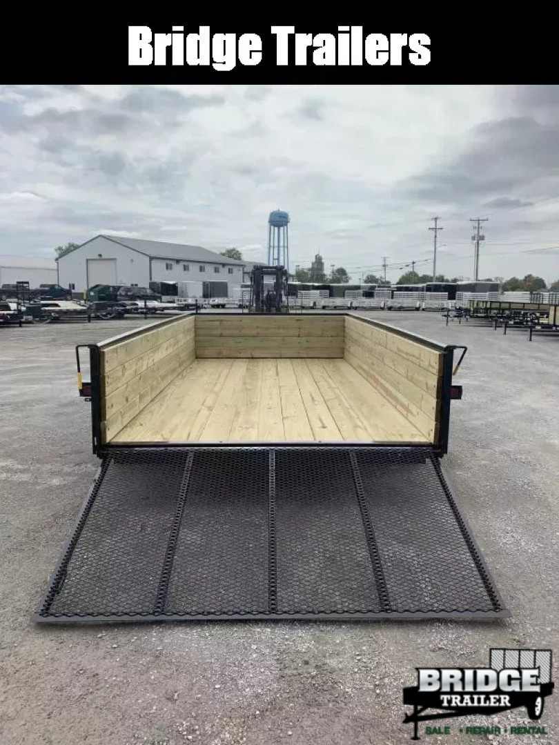 New 2026 AMO A9614TBXGWN (82" x 14') 7K Tandem Highside Utility Trailer