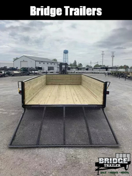 New 2026 AMO A9614TBXGWN (82" x 14') 7K Tandem Highside Utility Trailer