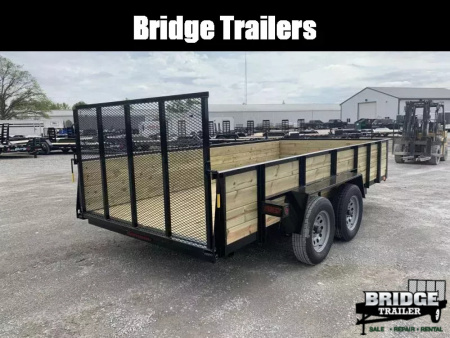 New 2026 AMO A9614TBXGWN (82" x 14') 7K Tandem Highside Utility Trailer