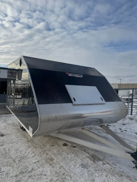 New 2026 101inches x 12ft Hybrid Snowmobile Enclosed Trailer