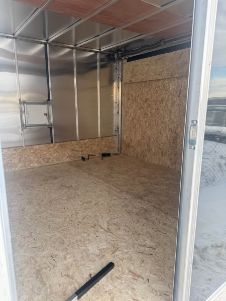 New 2026 101inches x 12ft Hybrid Snowmobile Enclosed Trailer