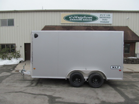New E-Z Hauler 7 X 14 XLT All Aluminum V Front Cargo / Enclosed Trailer