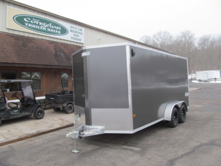 New E-Z Hauler 7 X 16 XLT All Aluminum V Front Cargo / Enclosed Trailer