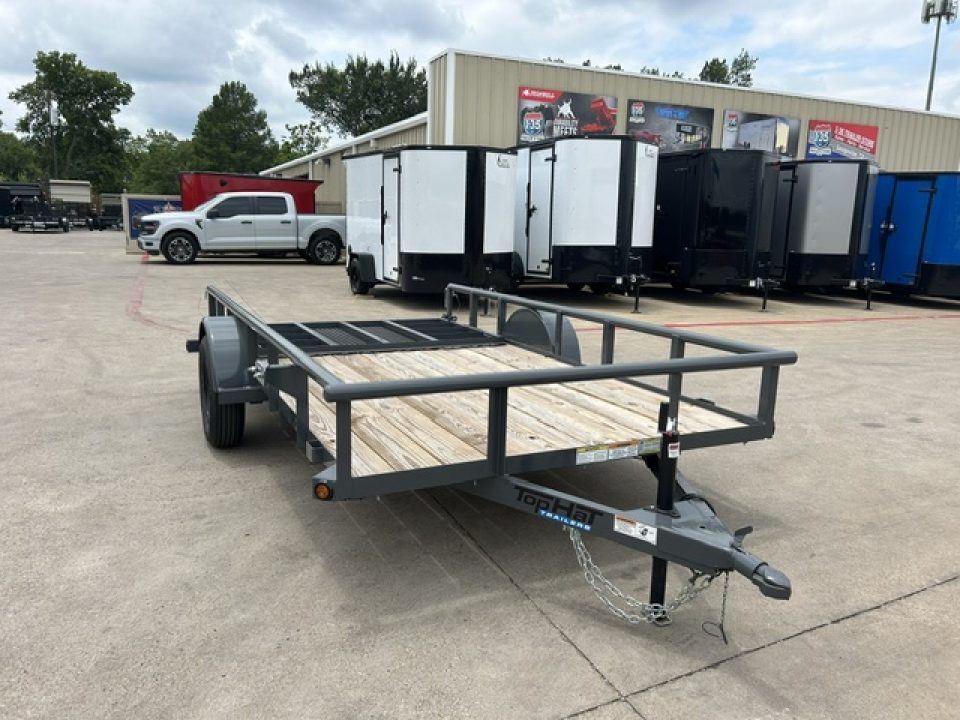 New 2026 Top Hat 12X77 DSP Utility Trailer