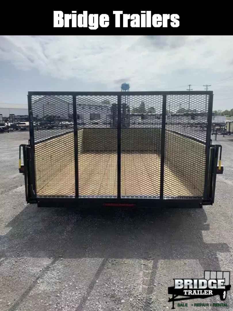 New 2026 AMO A9612TBXWG (82" X 12') 7K Tandem Highside Utility Trailer