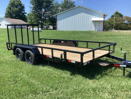 New 2026 H&H Trailers 82x16 Tandem Axle Utility Trailer, 7K