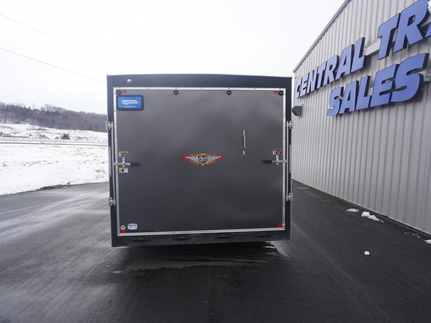 Used 2025 H&H Trailers 8.5x18 Cargo / Enclosed Trailer