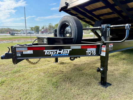 New 2026 Top Hat Trailers TD16-22x102 17.5K Deck over Power Tilt Tilt Trailer