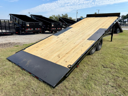 New 2026 Top Hat Trailers TD16-22x102 17.5K Deck over Power Tilt Tilt Trailer