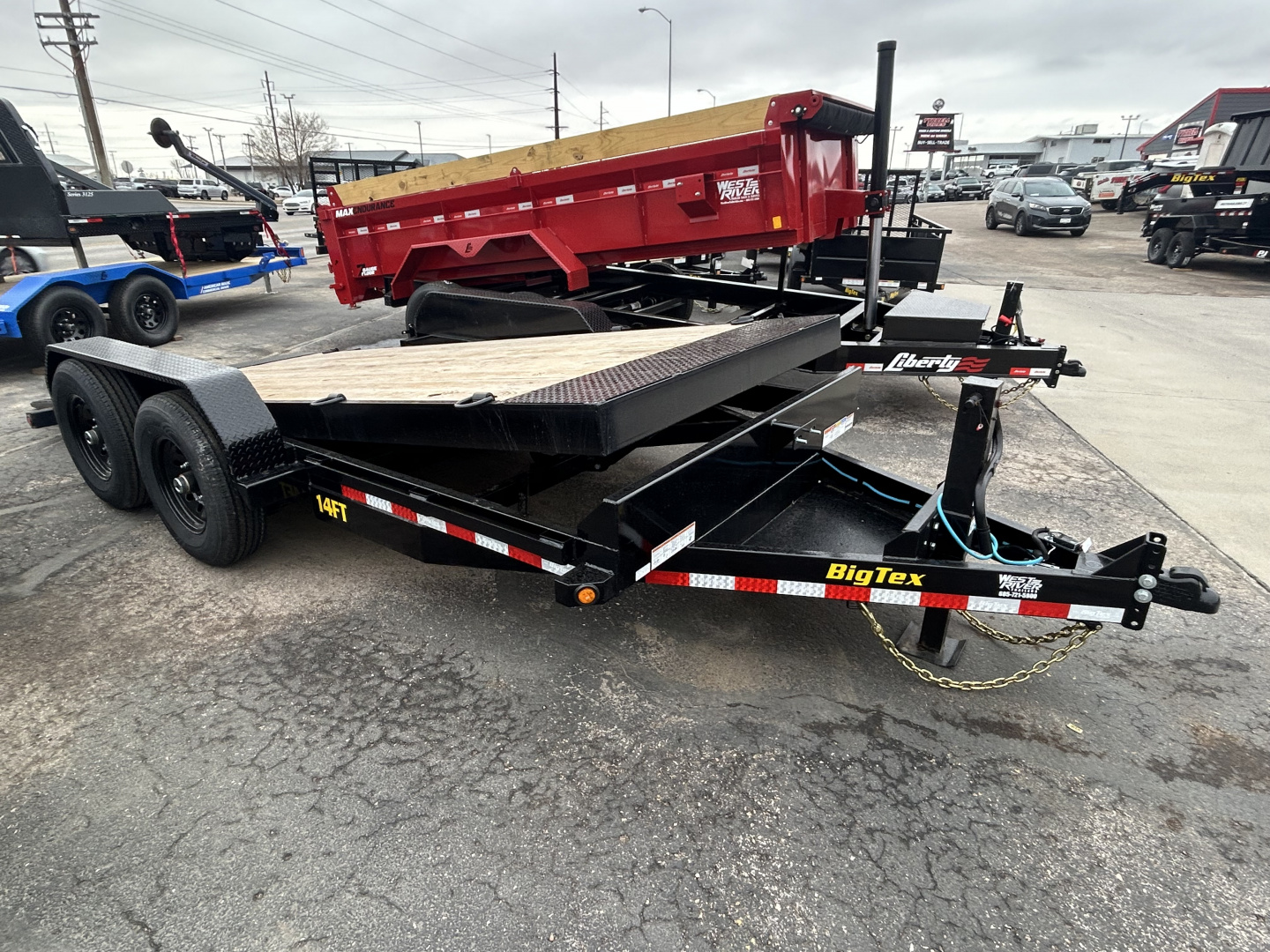 New 2026 Big Tex Trailers 14FT-16BK Tilt Trailer