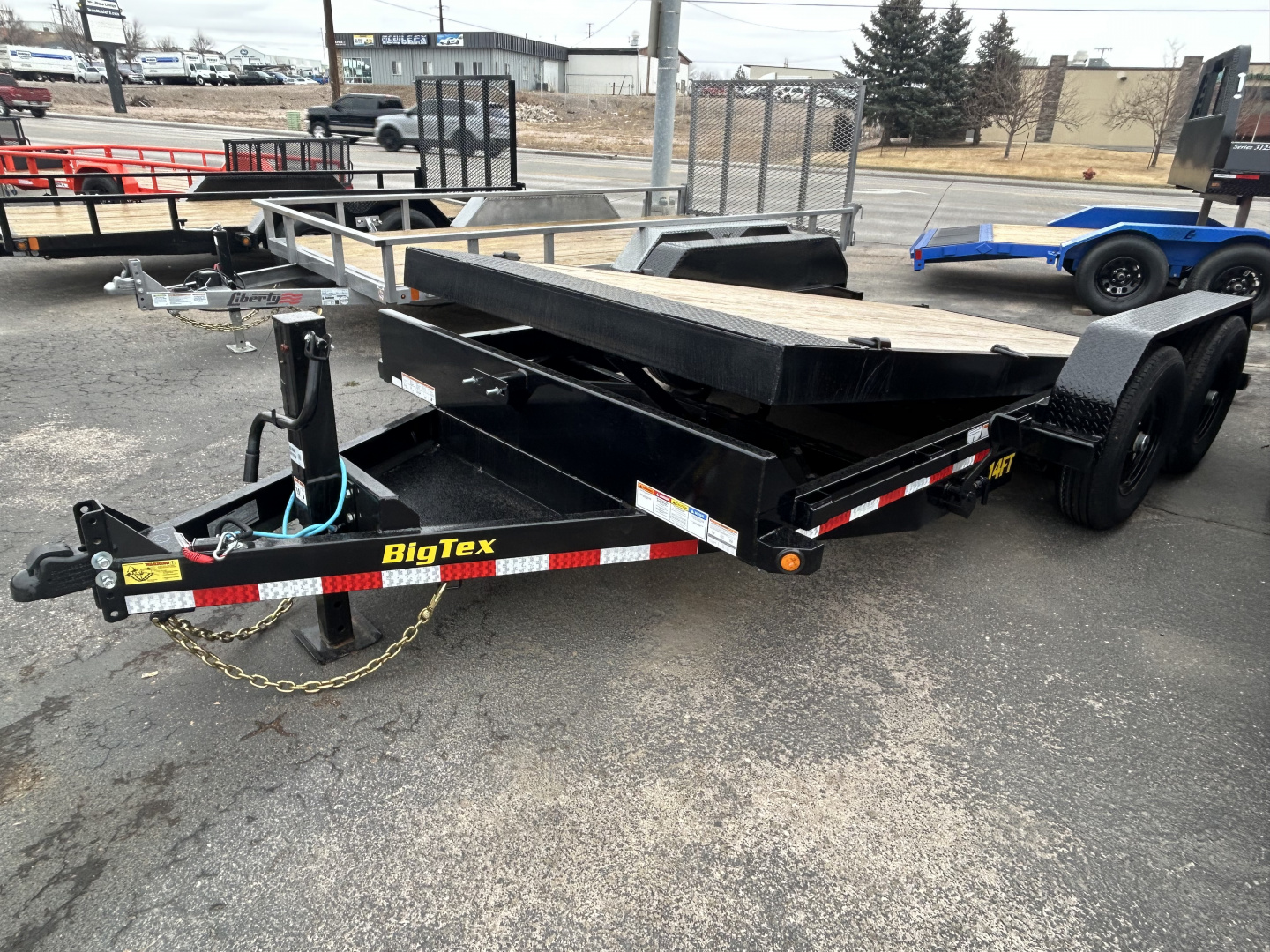 New 2026 Big Tex Trailers 14FT-16BK Tilt Trailer