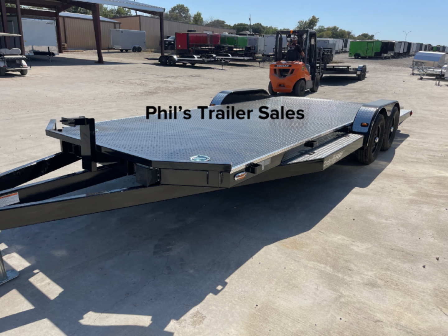 New 102 Ironworks 24' CHALLENGER EQUIPMENT HAULER 5200 LB AXLES SPLIT TAIL Equipment Trailer OPEN CAR HAULER