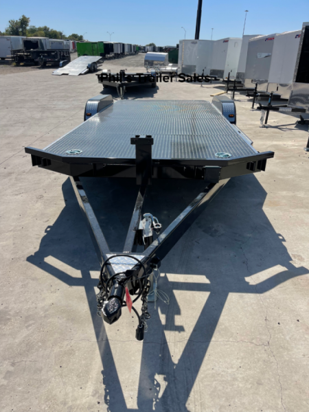 New 102 Ironworks 24' CHALLENGER EQUIPMENT HAULER 5200 LB AXLES SPLIT TAIL Equipment Trailer OPEN CAR HAULER