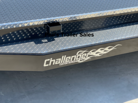 New 102 Ironworks 24' CHALLENGER EQUIPMENT HAULER 5200 LB AXLES SPLIT TAIL Equipment Trailer OPEN CAR HAULER