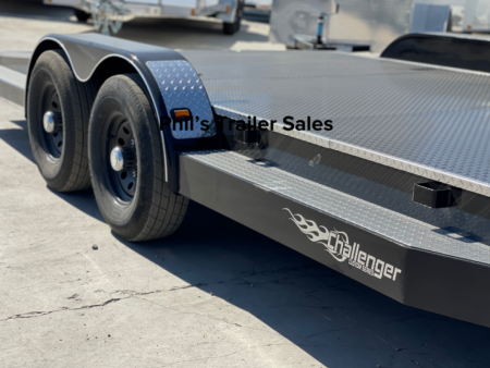 New 102 Ironworks 24' CHALLENGER EQUIPMENT HAULER 5200 LB AXLES SPLIT TAIL Equipment Trailer OPEN CAR HAULER