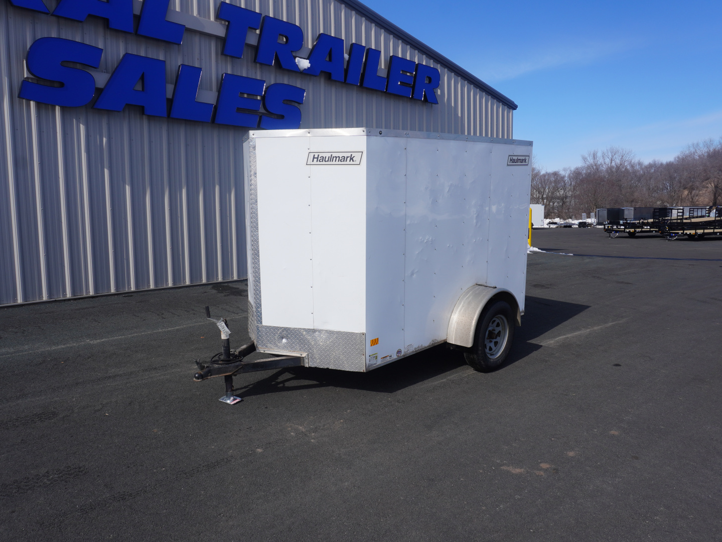 Used 2017 Haulmark 5x8 Cargo / Enclosed Trailer