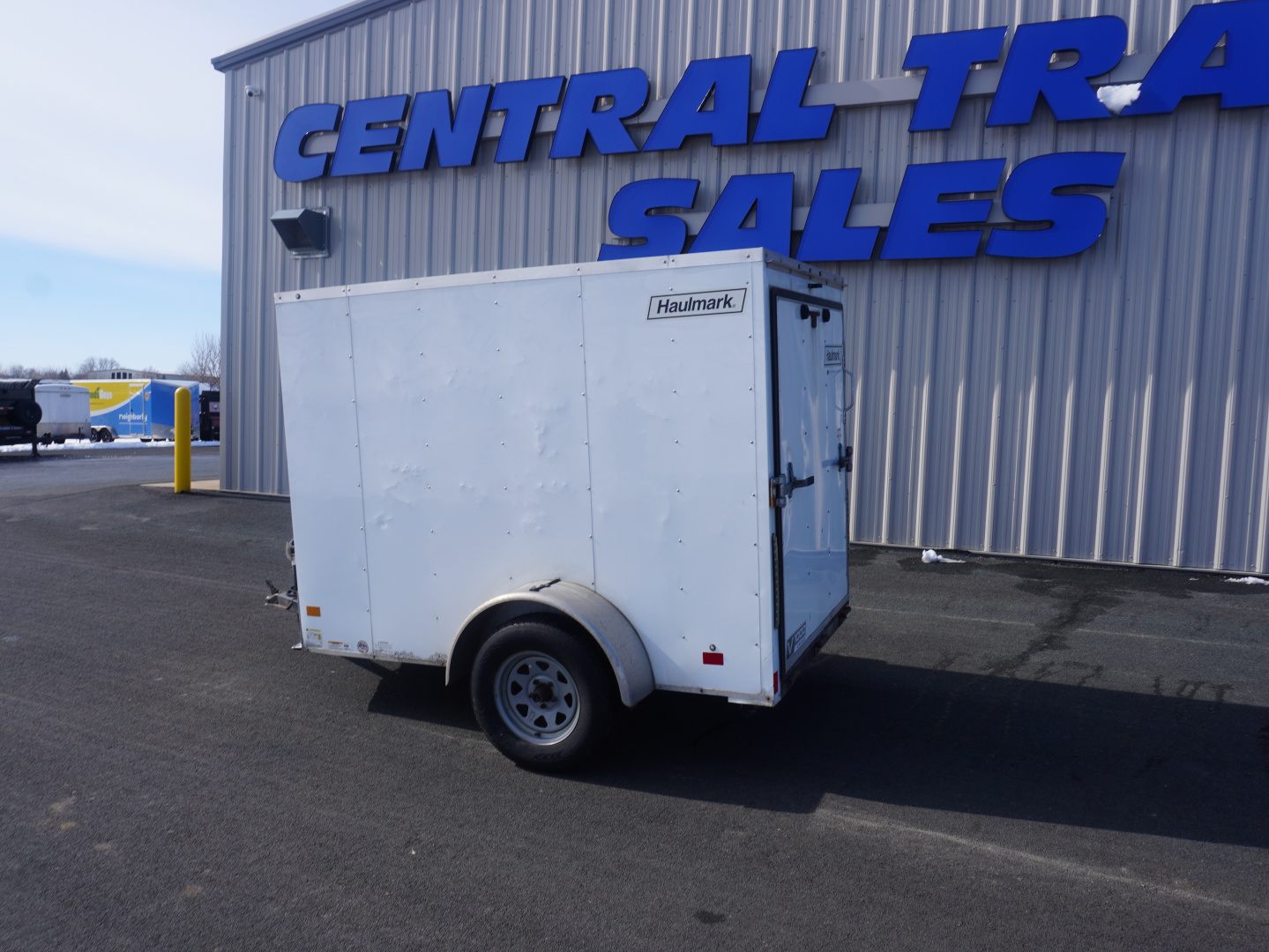 Used 2017 Haulmark 5x8 Cargo / Enclosed Trailer