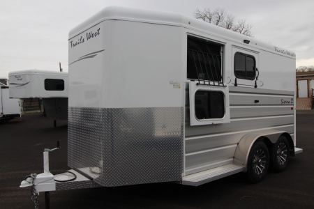New 2026 Trails West Sierra II 2 Horse Trailer - Lined and Insulated