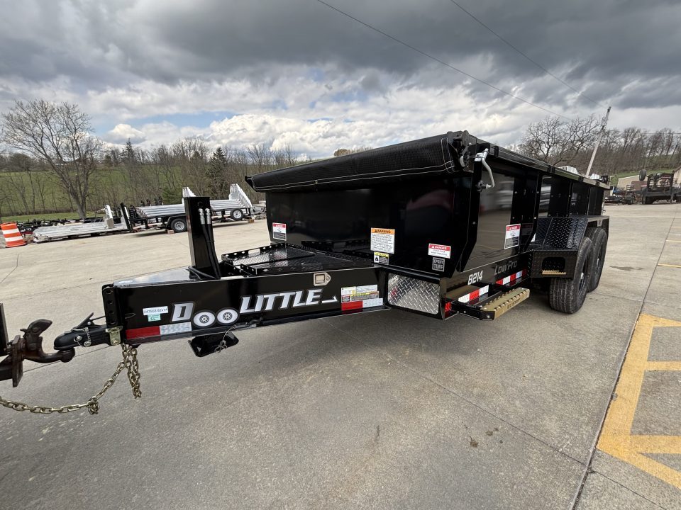 New 2026 Doolittle Trailers Master Dump 82"X14' Dump Trailer W/ Hydraulic Jacks -Wireless Remote (Ramp/Tarp/Spare Tire Included) - 14,000# GVWR