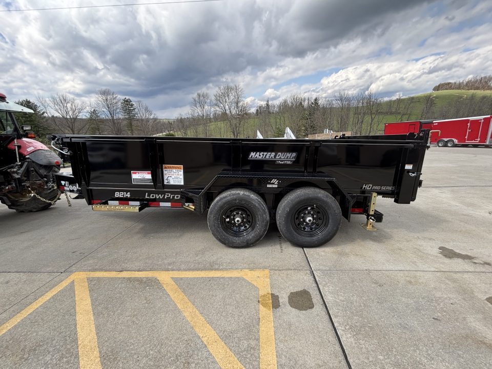 New 2026 Doolittle Trailers Master Dump 82"X14' Dump Trailer W/ Hydraulic Jacks -Wireless Remote (Ramp/Tarp/Spare Tire Included) - 14,000# GVWR