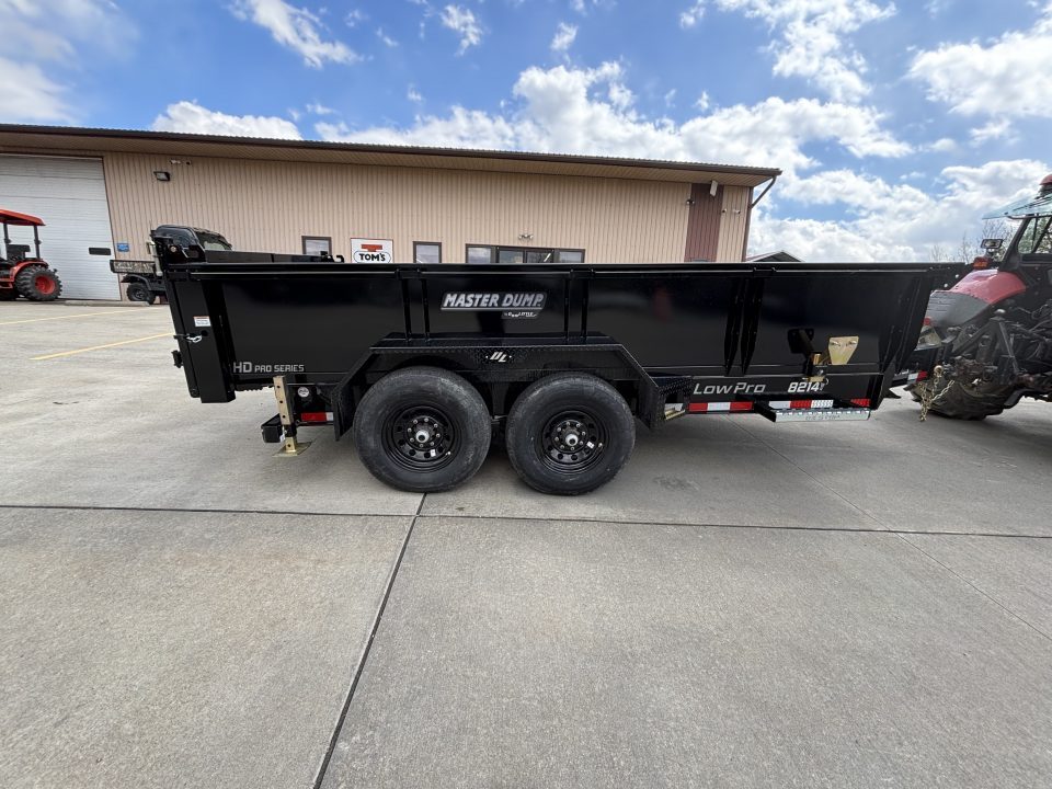 New 2026 Doolittle Trailers Master Dump 82"X14' Dump Trailer W/ Hydraulic Jacks -Wireless Remote (Ramp/Tarp/Spare Tire Included) - 14,000# GVWR