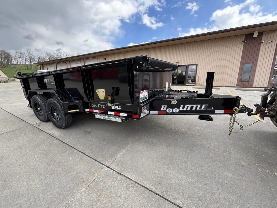 New 2026 Doolittle Trailers Master Dump 82"X14' Dump Trailer W/ Hydraulic Jacks -Wireless Remote (Ramp/Tarp/Spare Tire Included) - 14,000# GVWR