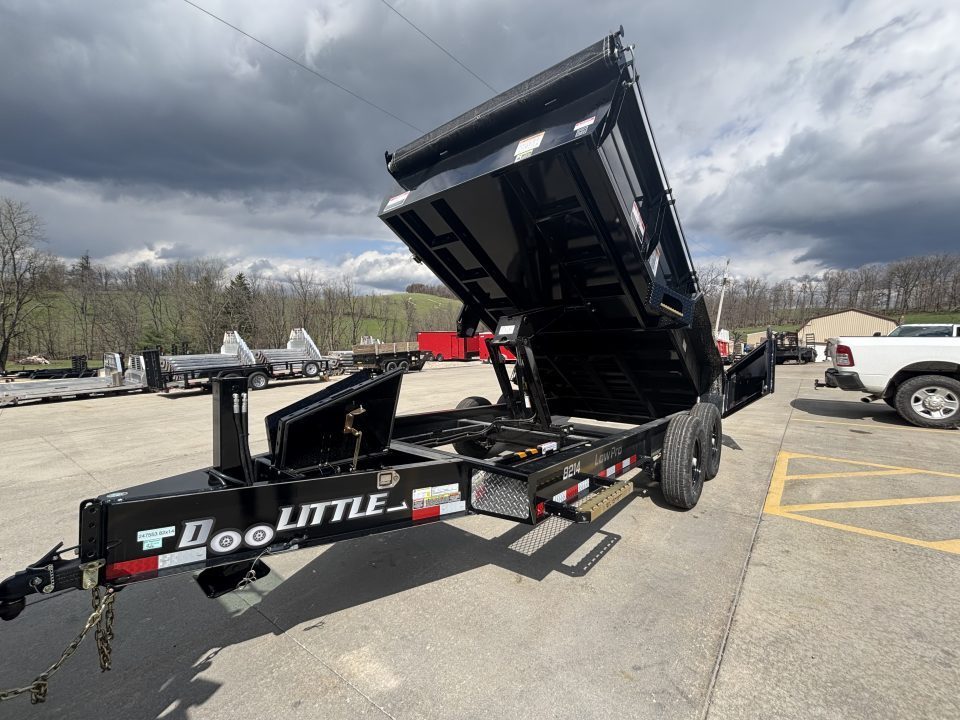 New 2026 Doolittle Trailers Master Dump 82"X14' Dump Trailer W/ Hydraulic Jacks -Wireless Remote (Ramp/Tarp/Spare Tire Included) - 14,000# GVWR