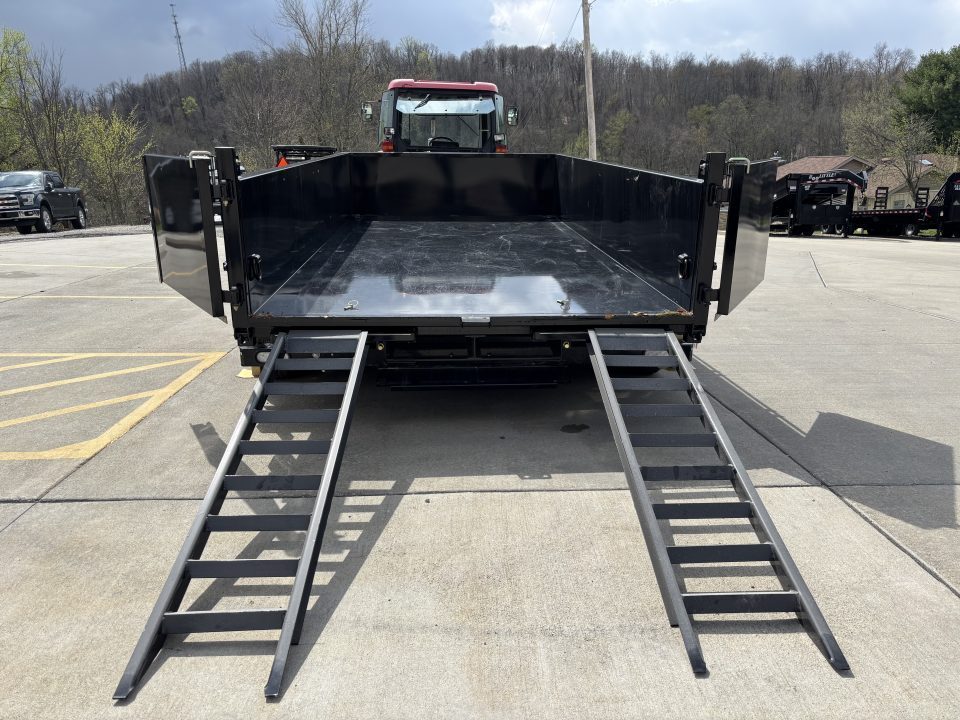 New 2026 Doolittle Trailers Master Dump 82"X14' Dump Trailer W/ Hydraulic Jacks -Wireless Remote (Ramp/Tarp/Spare Tire Included) - 14,000# GVWR