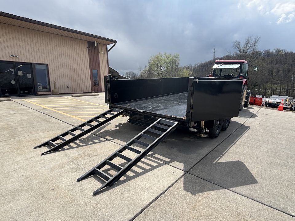 New 2026 Doolittle Trailers Master Dump 82"X14' Dump Trailer W/ Hydraulic Jacks -Wireless Remote (Ramp/Tarp/Spare Tire Included) - 14,000# GVWR